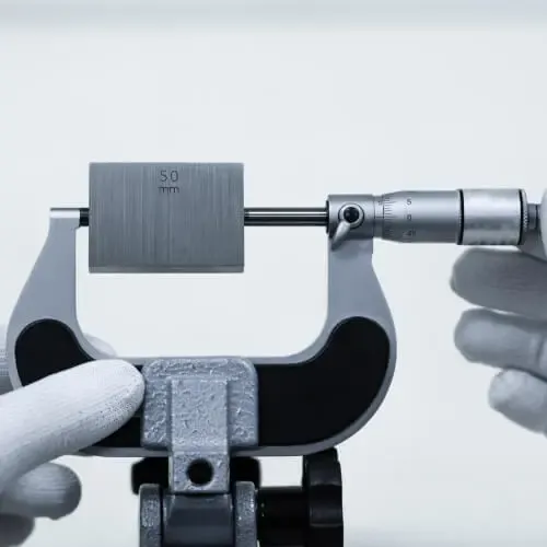 Image of calibration of the calliper