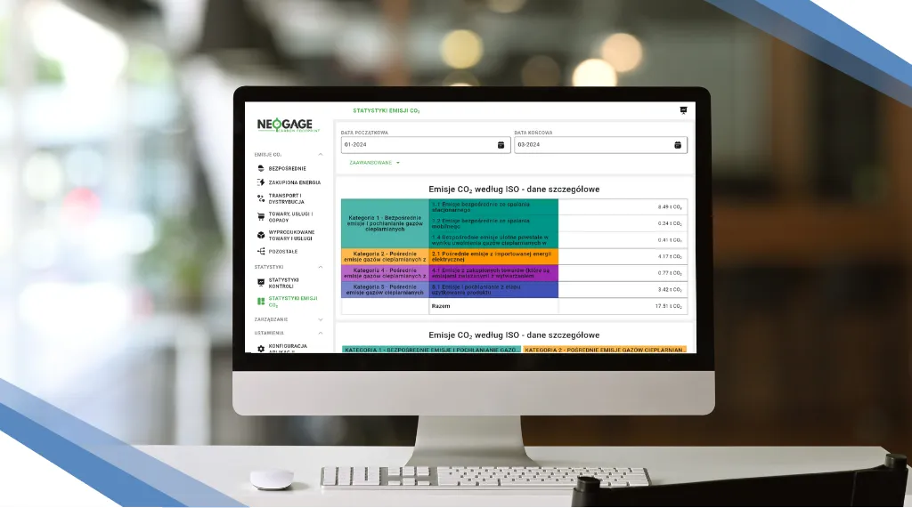 Oblicz ślad węglowy z NEOGAGE Carbon Footprint image